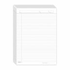 Classic A4 Size Two Side Ruled Sheets, 90 GSM White Paper for Writing, Printing, Assignments & Projects, Designer Both Side Ruled A4 Paper