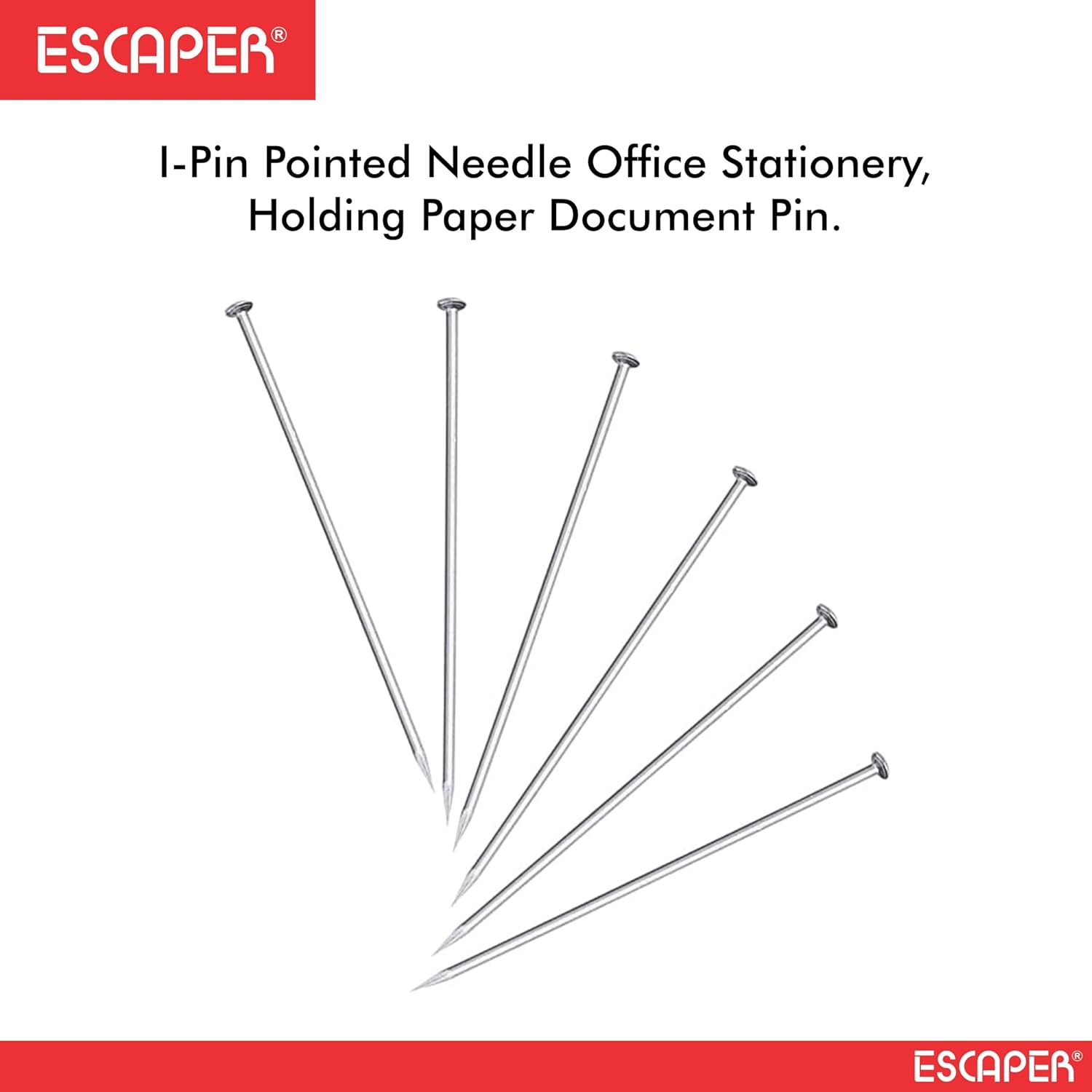 All Pins For Paper Holding Loose Papers Personal Document Organization Heavy Duty Tight Grip Rust Proof Reusable Metal Home Office Bank