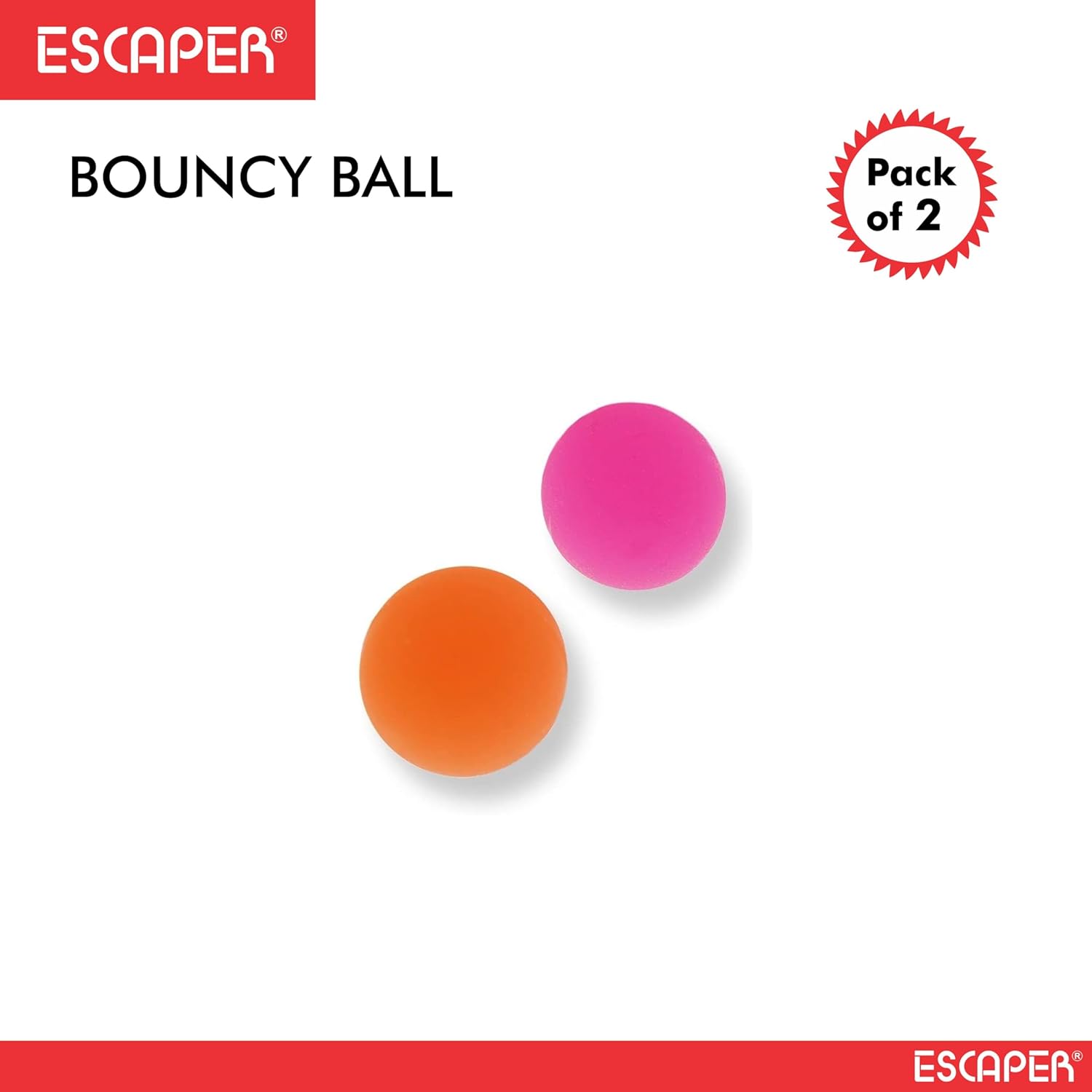 Assorted Colorful Bouncy Balls Set for Kids 1.5" Rubber Bouncy Jumping Balls, Crazy High Bounce Play Balls, Fun Party Favors, Return Gifts, Outdoor Toys
