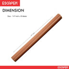 Brown Book Cover Roll Protect from Dust and Water, Synthetic Book Protector for Text Books, Notebook, workbooks, Guides, and Full Scape Books
