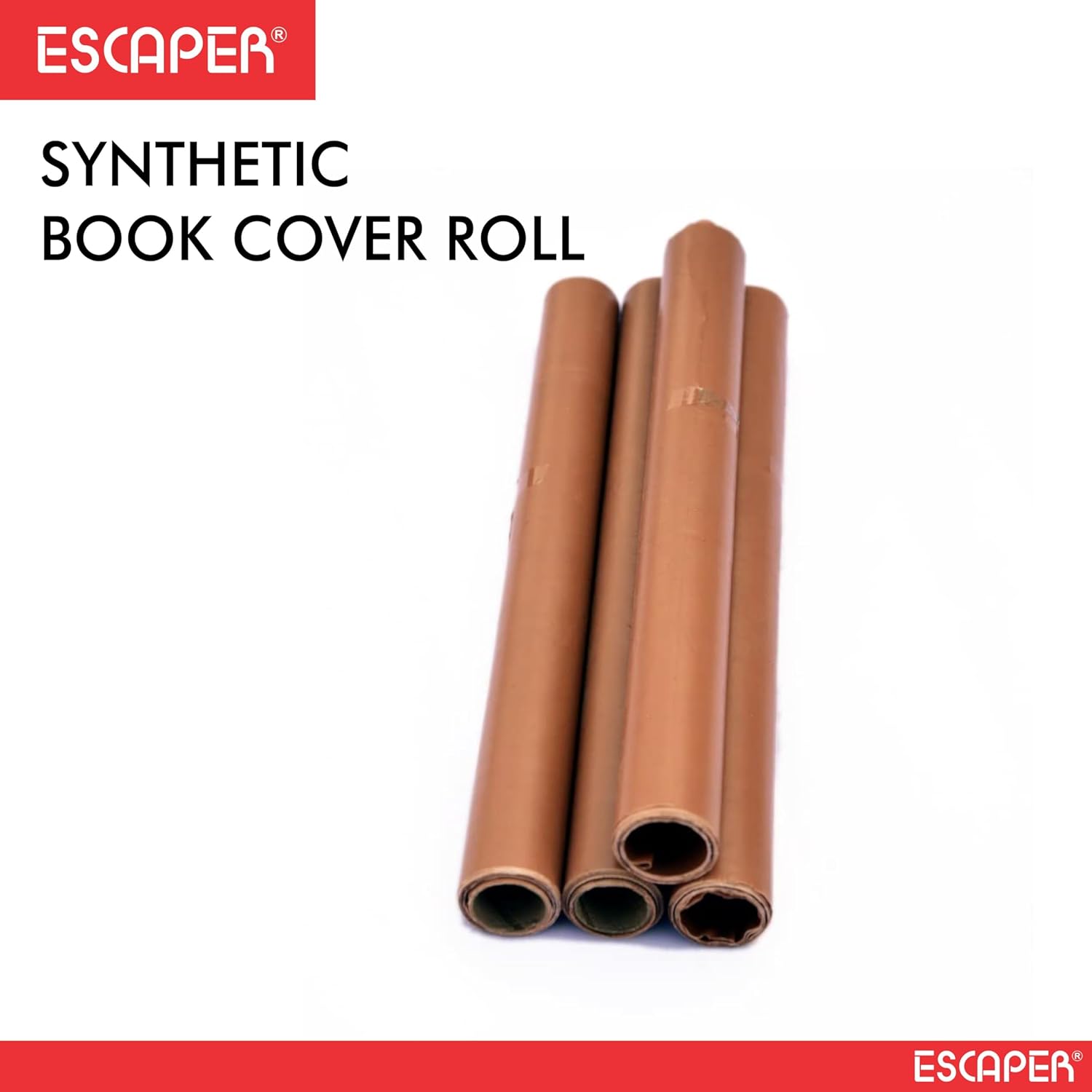 Brown Book Cover Roll Protect from Dust and Water, Synthetic Book Protector for Text Books, Notebook, workbooks, Guides, and Full Scape Books