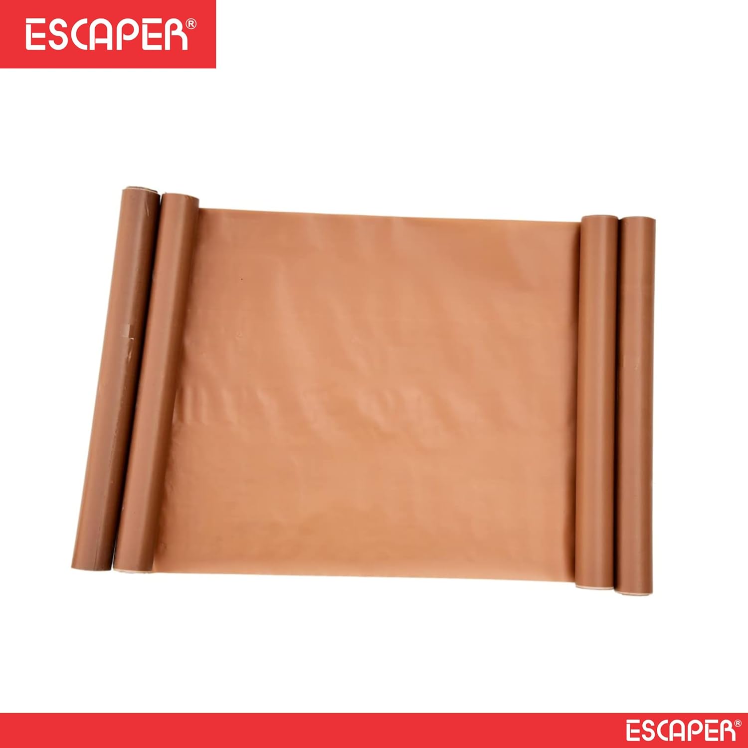 Brown Book Cover Roll Protect from Dust and Water, Synthetic Book Protector for Text Books, Notebook, workbooks, Guides, and Full Scape Books