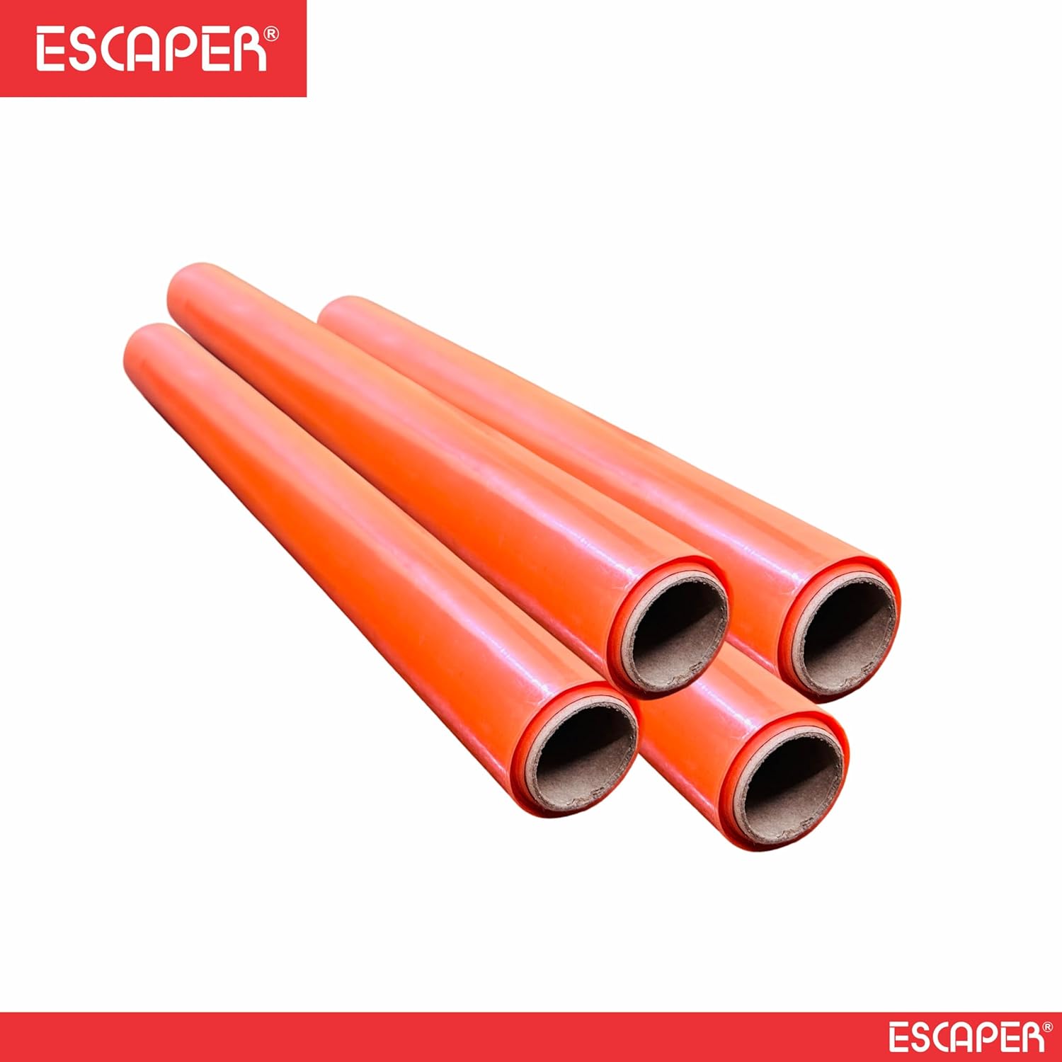 Orange Book Cover Roll Protect from Dust and Water, Synthetic Book Protector for Text Books, Notebook, workbooks, Guides, and Full Scape Books