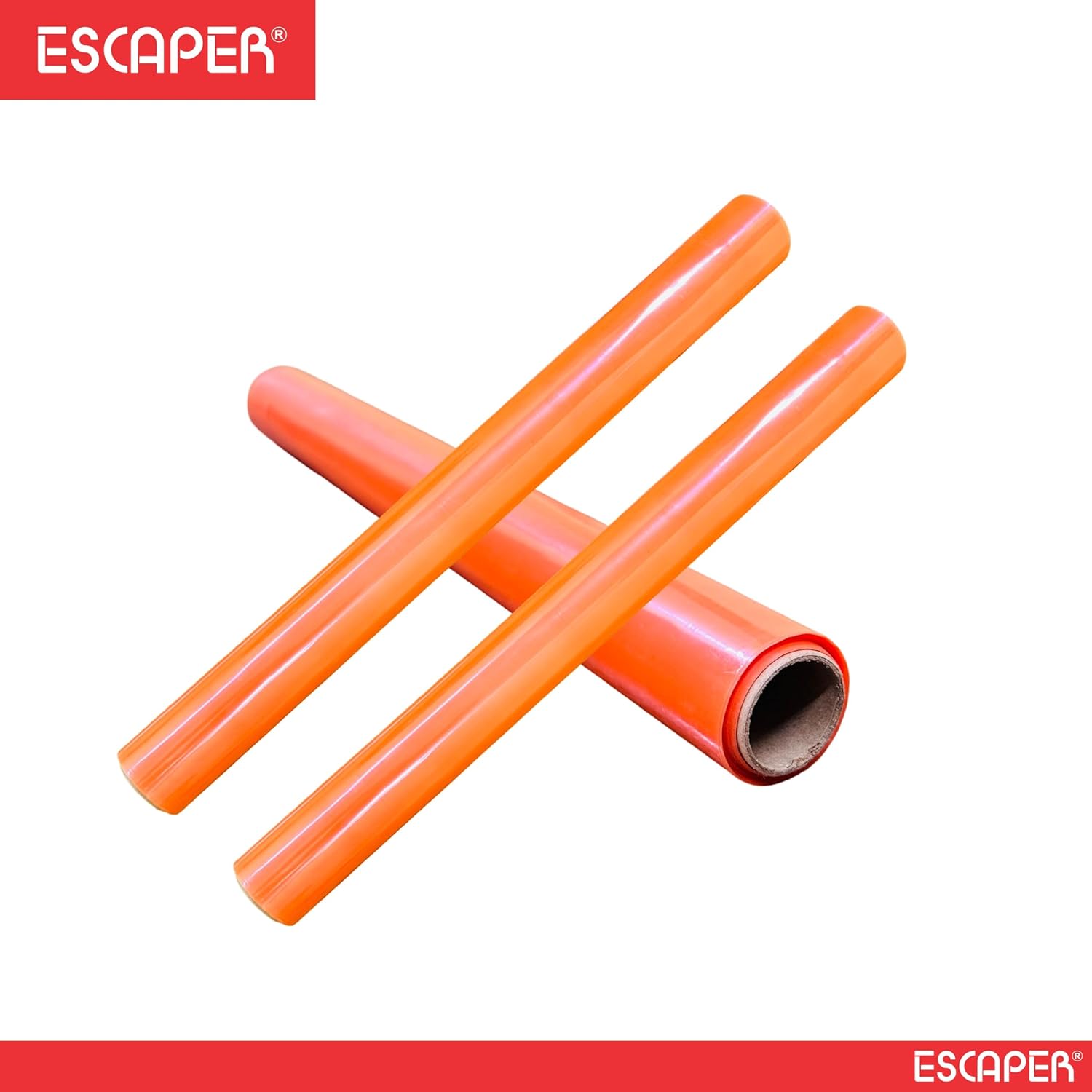 Orange Book Cover Roll Protect from Dust and Water, Synthetic Book Protector for Text Books, Notebook, workbooks, Guides, and Full Scape Books