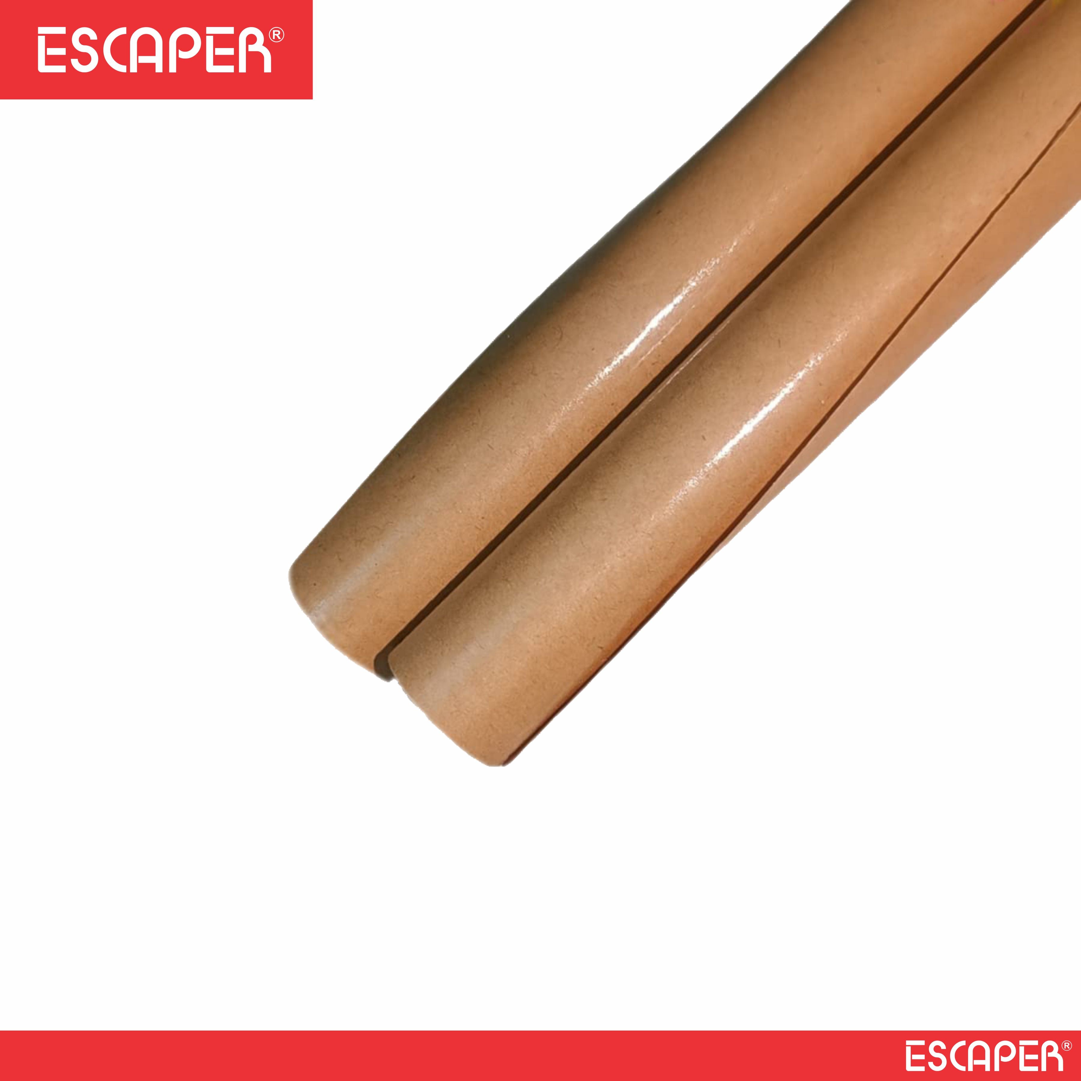 Laminated Brown Paper Cover Roll with Name Stickers for School Notebooks, (Pack Of 1- 14 Inch × 8 Meter) Thick Water-Resistant Book Protection Paper for Crafts and Packaging