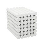 Chalk Pieces Box With Duster, Non-Toxic Dustless White Chalks for Black Board, Slate, Drawing, Smooth Writing