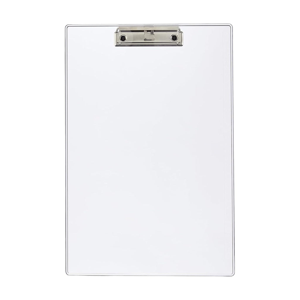 Transparent Paper Clipboard with Clip (36.5 x 24.5 CM), Writing Exam Pad for Drawing, Writing, Perfect for Office, School, College, Students & Artists