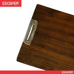 Wooden Clipboard Plyboard (34 x 24 CM), Paper Clipboard with Clip, Writing Exam Pad for Drawing, Writing, Perfect for Office, School, College, Students & Artists