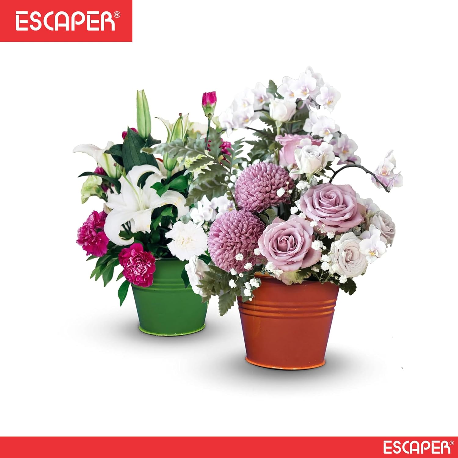 Mini Metal Buckets with Handle (Set of 3) Small Craft Metal Buckets for Decoration, DIY Crafts, Return Gifts, Candy, Plants & Flowers – Ideal Party Favors & Home Décor