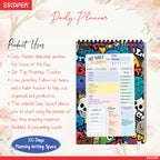 Graffiti Art Daily Planner Diary A5 – 100 Days Undated Planning Notebook with To-Do List, Priorities & Goal Tracker | Cool Planner for Teens & Young Adults