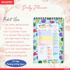 Monster Theme Daily Planner Diary A5 – 100 Days Undated Planning Notebook with To-Do List, Priorities & Notes | Fun Planner for Kids, Teens & Gifting