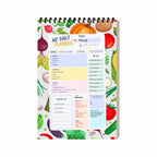 Vegetables Theme Daily Planner Diary A5 – 100 Days Undated Productivity Journal with To-Do List, Priorities & Notes | Cute Planner for Work, School & Gifting