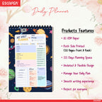 Space Theme Daily Planner Diary A5 – 100 Days Undated Productivity Journal with To-Do List, Priorities & Goal Tracker | Gift for Kids, Boys & Space Lovers