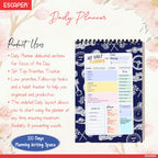 Vehicles Theme Daily Planner A5 – 100 Days Undated Planning Journal with To-Do Lists, Appointments, Priorities & Goal Tracker | Gift for Kids & Boys