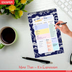 Vehicles Theme Daily Planner A5 – 100 Days Undated Planning Journal with To-Do Lists, Appointments, Priorities & Goal Tracker | Gift for Kids & Boys