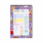 Circus Theme Daily Planner A5 – 100 Days Undated Planning Journal with To-Do Lists, Appointments & Goal Tracker | Fun Planner for Kids, Students & Gifting