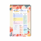 Floral Art Daily Planner A5 – 100 Days Undated Planning Journal with To-Do Lists, Priorities & Goal Tracker | Aesthetic Planner for Girls, Women & Gifting