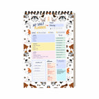 Animal Theme Daily Planner A5 – 100 Days Undated Journal with To-Do List, Priorities, Appointments & Goal Tracker | Planner for Students, Kids & Office Use