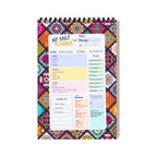 Mandala Art Daily Planner A5 – 100 Days Undated Productivity Journal with To-Do List, Goal Tracker, Appointments & Notes | Planner for Work & Study