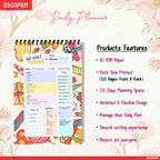 Happy Birthday Theme Daily Planner A5 – 100 Days Undated Productivity Journal with To-Do List & Goal Tracker | Unique Birthday Gift for Students & Professionals