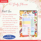 Happy Birthday Theme Daily Planner A5 – 100 Days Undated Productivity Journal with To-Do List & Goal Tracker | Unique Birthday Gift for Students & Professionals