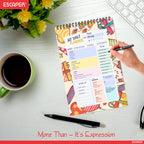 Happy Birthday Theme Daily Planner A5 – 100 Days Undated Productivity Journal with To-Do List & Goal Tracker | Unique Birthday Gift for Students & Professionals