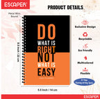 Premium 60 Day Motivational Daily Planner Diary A5 – Undated Productivity Journal with To-Do List, Goal Tracker, Health & Expense Tracker | Planner for Work & Gifting