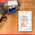 60 Day Motivational Daily Planner A5 – Undated Diary with To-Do List, Appointment Organizer, Expense & Goal Tracker, Health & Fitness Log | Work & Study Journal