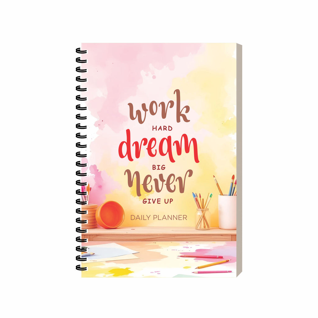 Motivational Daily Planner A5 – 60 Days Undated Journal with To-Do List, Schedule Organizer, Goal & Expense Tracker, Health & Fitness Planning | Productivity Planner