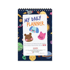 Space Theme Daily Planner (A5 Size) – 80 Days Productivity Notebook for Kids, Students & Creatives