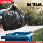 Black Garbage Bags Rolls – Leak-Proof Dustbin Bags for Wet & Dry Waste, Garbage Disposal Bags for Home, Office, Kitchen, Hospitals & Hotels