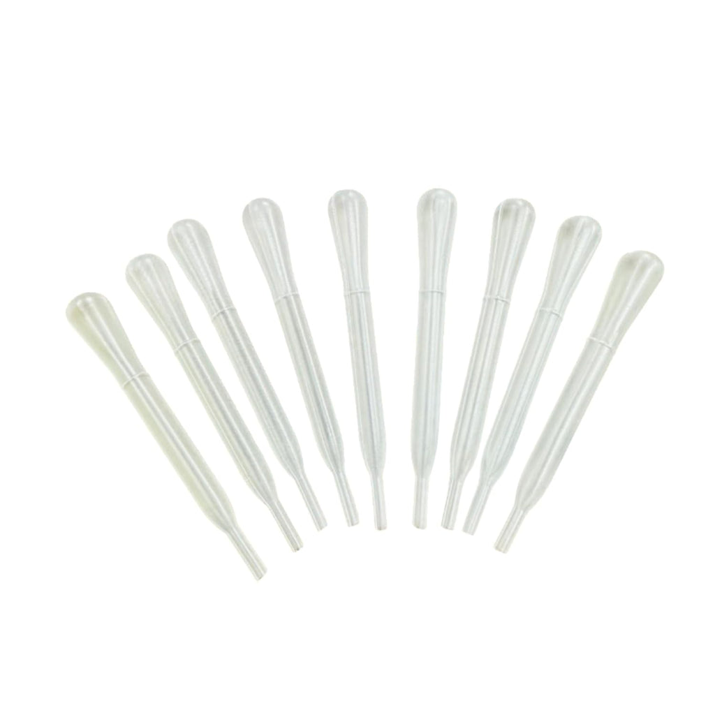 Transparent Plastic Droppers 3ML, (Length-9 Cm) Dropper for Oil, Ink Filler, Transfer Tube, Graduated Pipettes, Dropper for Laboratory Use, Essential Oils, Cosmetics & Fragrances, Lab