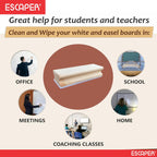 Natural Wooden Duster for Black Board, Whiteboard, Chalk & Notice Board – Eco-Friendly, Non-Toxic Duster for Teachers, Kids, School & Office Use