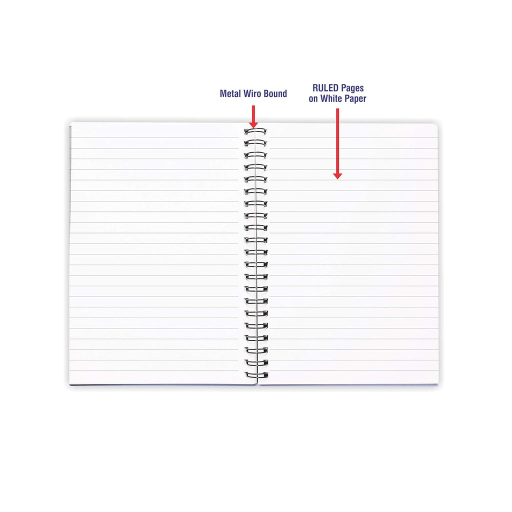 A Letter Notebook (A Initial Notebook) - Laminated Soft Cover A5 Small Ruled Diary with 160 Pages and A Initial Alphabet Design for Kids and Adults