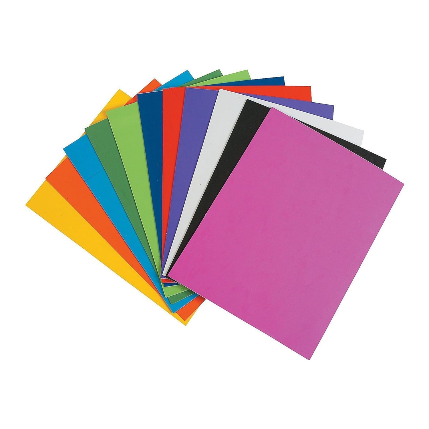 EVA Foam Sheet for Craft and Projects, A4 Size, 1mm Thick, Assorted Colours, Non-Adhesive Foam Sheets for DIY, Scrapbooking, Art and School Crafts