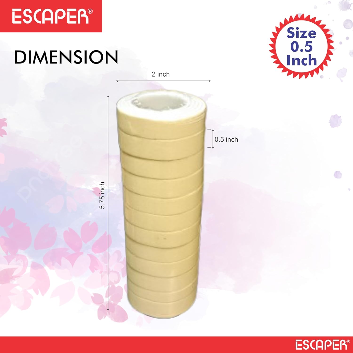 Double Sided Foam Tape 1 Meter Adhesive Acrylic Foam Tape for Craft Work, Car, Photo Frame, Wall Mounting Strong, Home, Office & DIY Projects