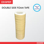 Double Sided Foam Tape 1 Meter Adhesive Acrylic Foam Tape for Craft Work, Car, Photo Frame, Wall Mounting Strong, Home, Office & DIY Projects