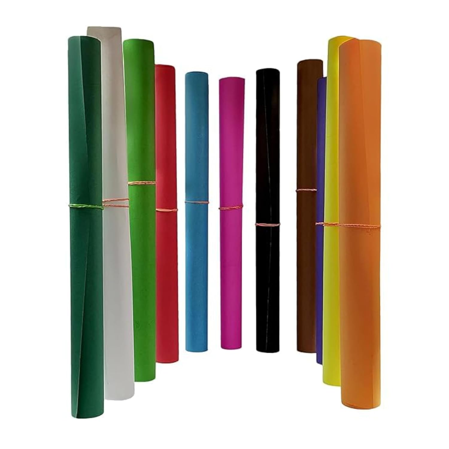 Full Size Color Chart Sheets 10 Assorted Color Sheets (70 x 56 cm) 200 GSM Thick Paper for Craft, School Projects, Posters, DIY Art and Decorations Unruled Smooth Finish