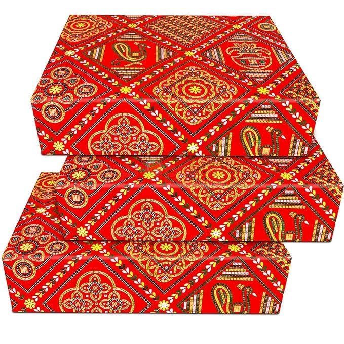 Chunri Gift Wrapping Paper Sheets (Size- 65cm x 48cm) Multipurpose Gift Wrapper Paper Sheets for Kids, Birthdays, Crafts, Festivals, Parties & All Occasion Gift Packing