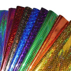 ESCAPER Assorted Gift Wrapping Paper Sheets (Size- 65cm x 48cm) Holographic Multipurpose Plastic Gift Wrapper Sheets for Kids, Birthdays, Crafts, Festivals, Parties & All Occasion Gift Packing