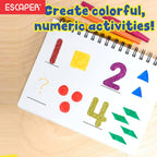 Assorted Glitter Foam Numbers, (8x12 Inch Sheet) Self Adhesive 0-9 Upto Number Letters For Kids Learning & DIY Decoration
