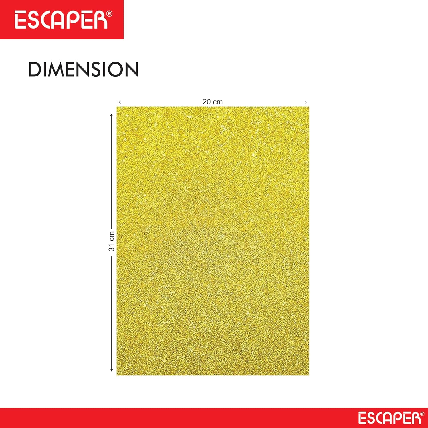 Glitter Sheets for Art & Craft A4 Size Non-Adhesive, Mix-Color Sparkle Sheet for DIY Projects, Scrapbooking, School & Home Crafts