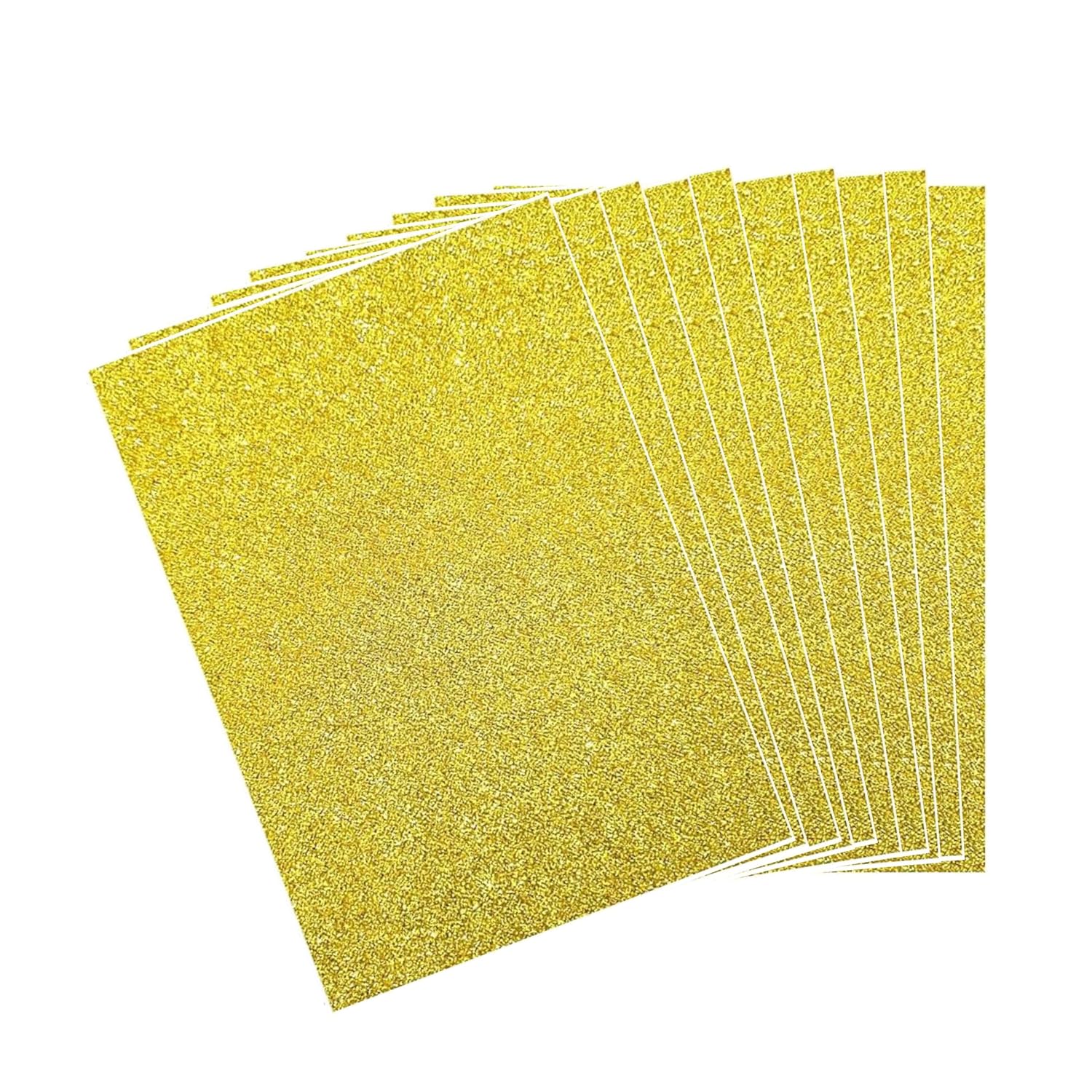 Glitter Sheets for Art & Craft A3 Size Non-Adhesive, Mix-Color Sparkle Sheet for DIY Projects, Scrapbooking, School & Home Crafts