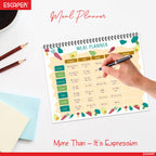 Undated Meal Planners – 80 Pages, Habit Tracker & Productivity Organizer, 90 GSM Paper, Flexible Weekly Schedule for Students, Professionals & Busy Life