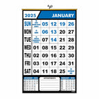 Wall Calendar Hanging for Home & Office Use, Office Wall Calendar 2025 Hanging, Home Wall Calendar Hanging, Indian Holidays Mentioned, Appointment Planning