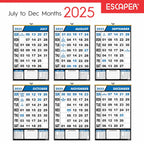 Wall Calendar Hanging for Home & Office Use, Office Wall Calendar 2025 Hanging, Home Wall Calendar Hanging, Indian Holidays Mentioned, Appointment Planning