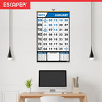 Wall Calendar Hanging for Home & Office Use, Office Wall Calendar 2025 Hanging, Home Wall Calendar Hanging, Indian Holidays Mentioned, Appointment Planning