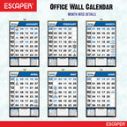 Wall Calendar Hanging for Home & Office Use, Office Wall Calendar 2026 Hanging, Home Wall Calendar Hanging, Indian Holidays Mentioned, Appointment Planning