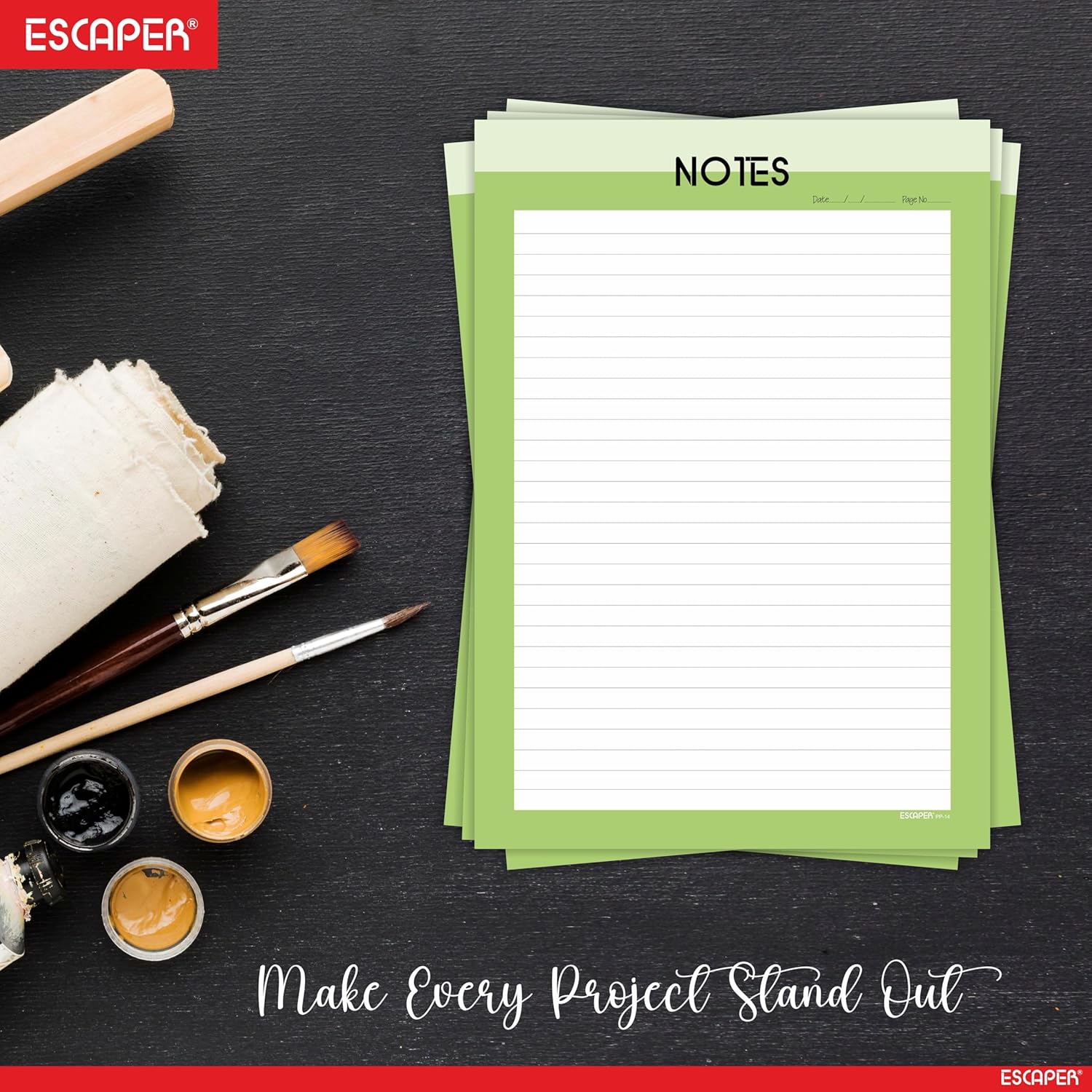 Pastel Theme Designer A4 Paper Sheets – 90 GSM Writing Paper – One Side Ruled & One Side Blank – For School Projects, Assignments, Office Use & Printing