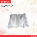 White Slate Pencil for Kids, Limestone Slate Pencil, Natural Baby Slate Pencils for Drawing & Writing, (Pack of 50) Eco-Friendly, Non-Toxic, Smooth Marking on Slate & Chalkboard